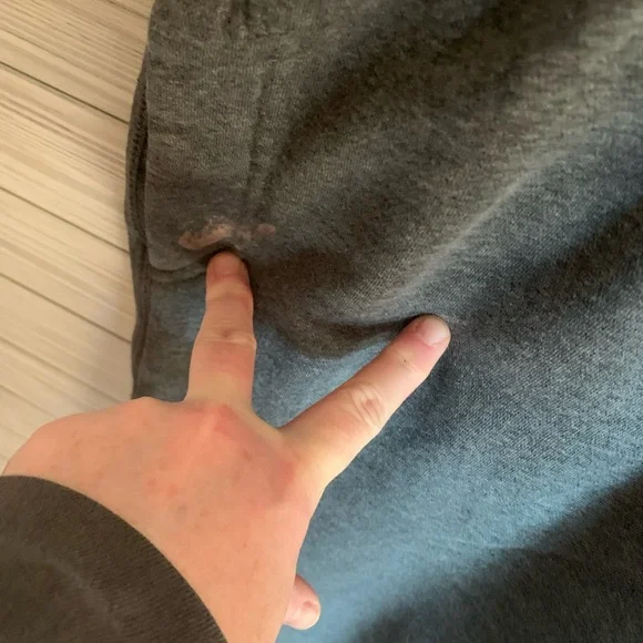 Nike Gray wide leg Sweatpants - Picture 3 of 4